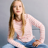 Mango t-shirt gat in pink - Image 4