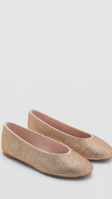 Mango shoes aila in gold - Image 1