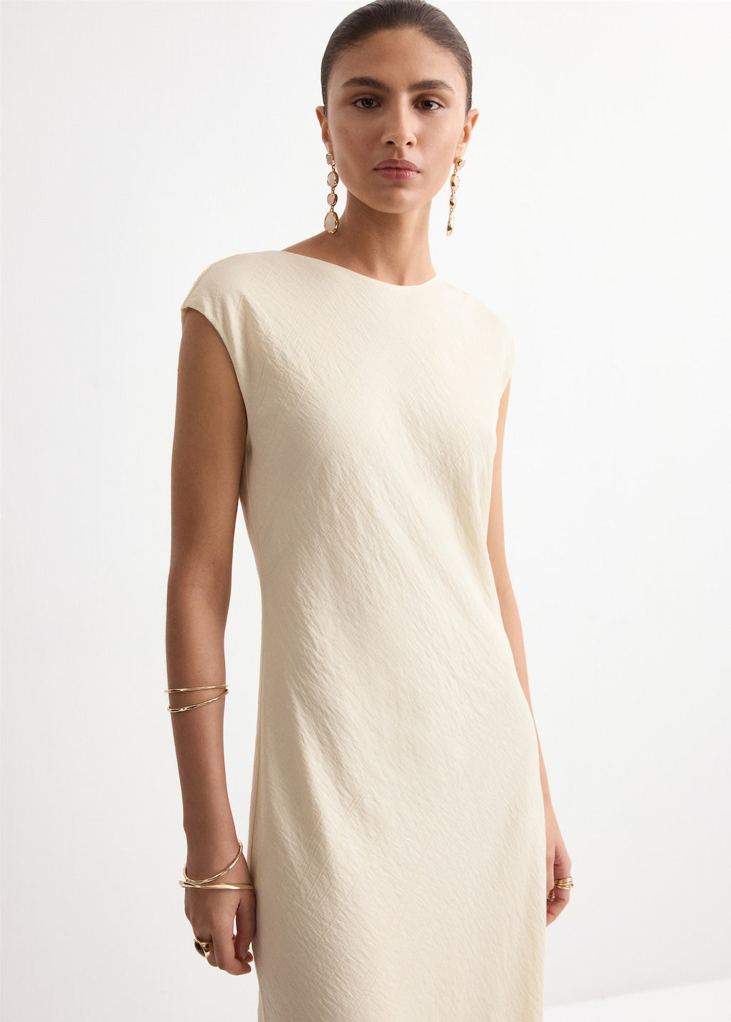 Mango dress crink in raw - Image 1