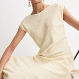 Mango dress crink in raw - Image 5