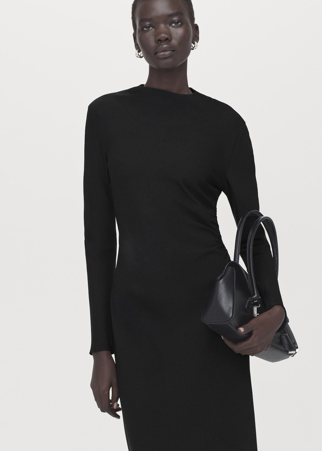 Mango dress timothee in black - Image 1