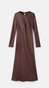 Mango dress tayler in brown - Image 2