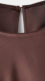 Mango dress tayler in brown - Image 6