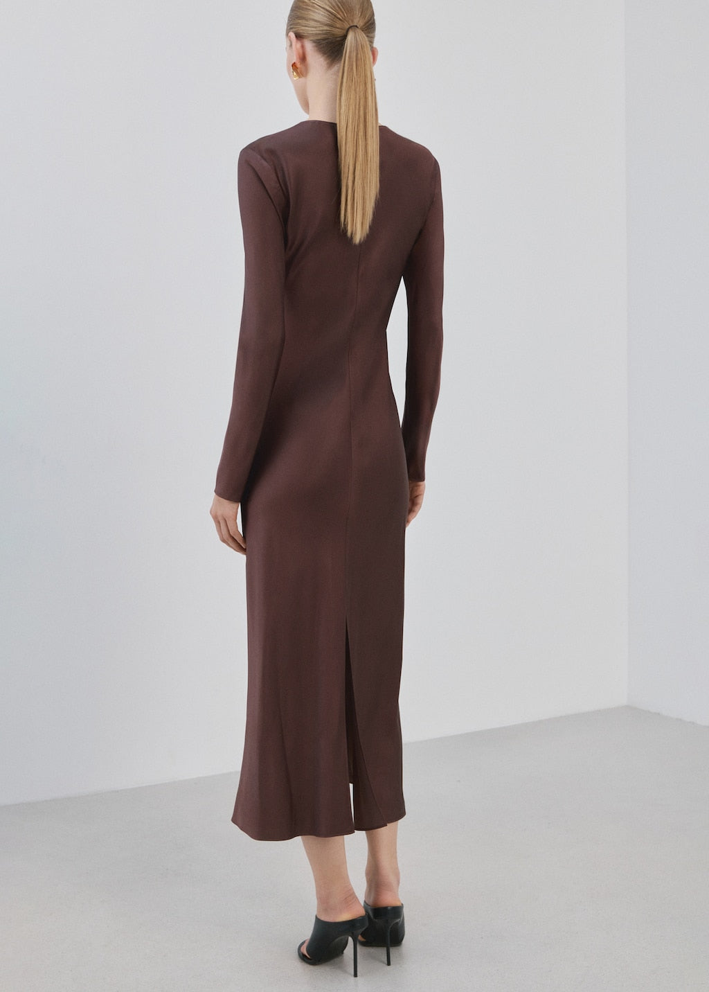 Mango dress tayler in brown - Image 7