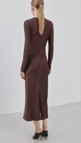 Mango dress tayler in brown - Image 7
