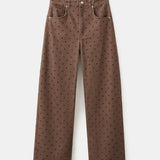 Mango jeans dots in chocolate - Image 2