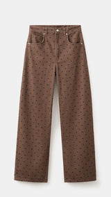 Mango jeans dots in chocolate - Image 2