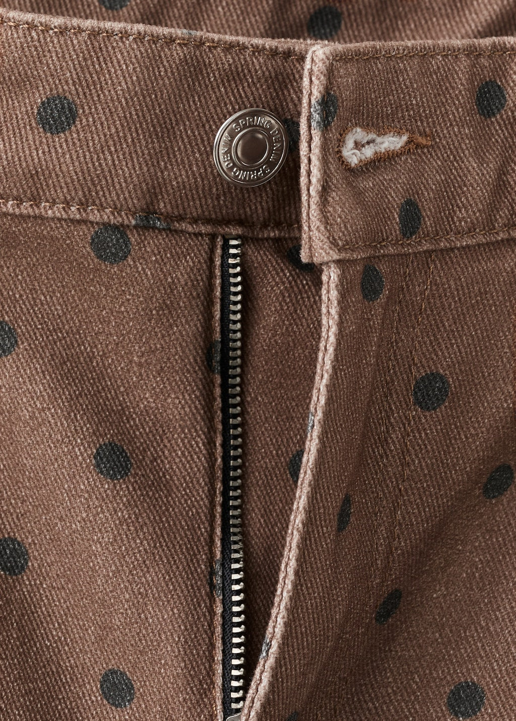Mango jeans dots in chocolate - Image 3