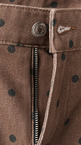 Mango jeans dots in chocolate - Image 3