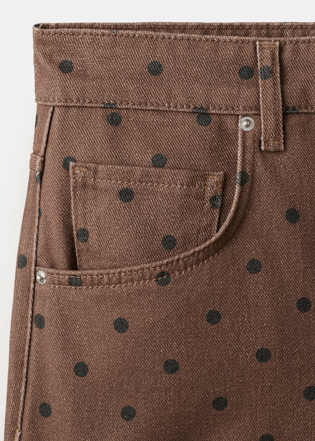 Mango jeans dots in chocolate - Image 6