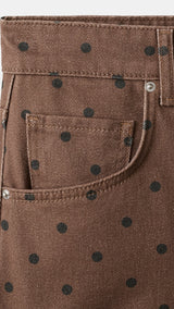 Mango jeans dots in chocolate - Image 6