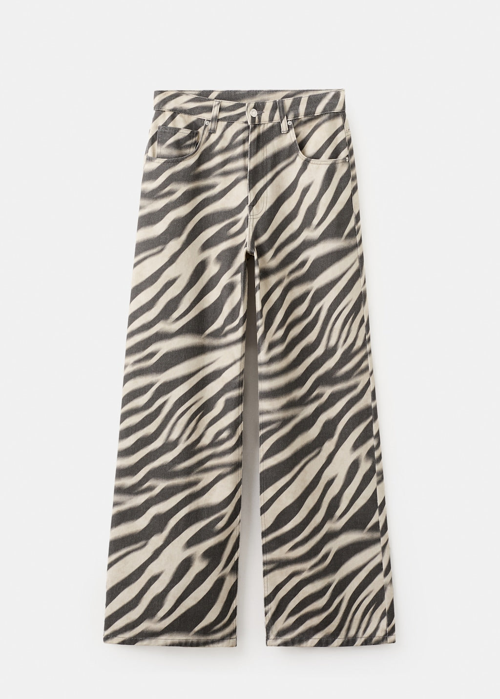 Mango jeans zebri in off white - Image 2