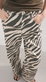 Mango jeans zebri in off white - Image 5