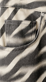 Mango jeans zebri in off white - Image 6