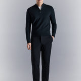 Mango sweater luxusp in navy - 001