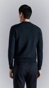 Mango sweater luxusp in navy - 003