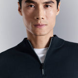 Mango sweater luxusp in navy - 004