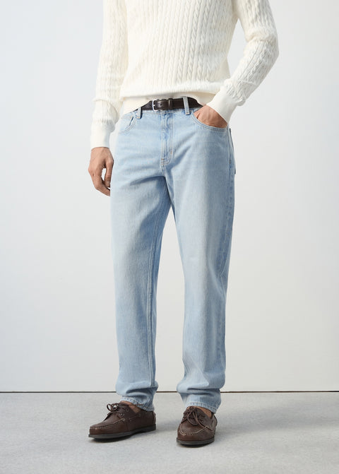 Mango jeans bob in bleach