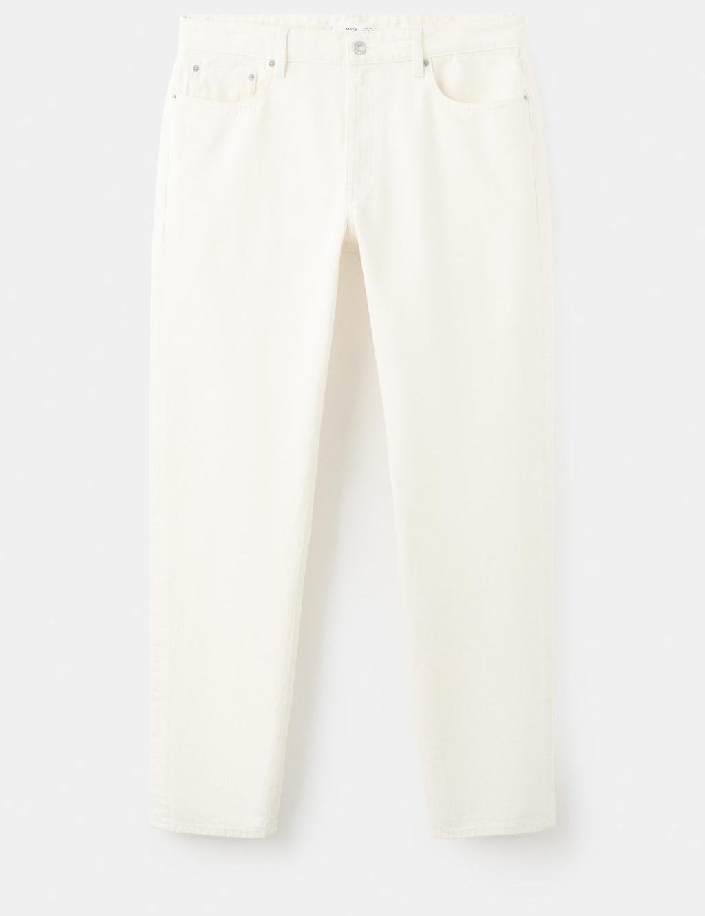 Mango jeans bob in off white - Image 2