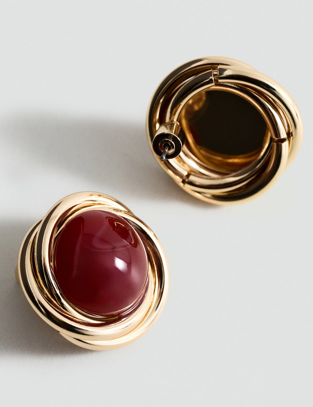 Mango earrings fermina in gold - Image 1