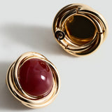 Mango earrings fermina in gold - Image 1