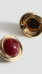 Mango earrings fermina in gold - Image 1