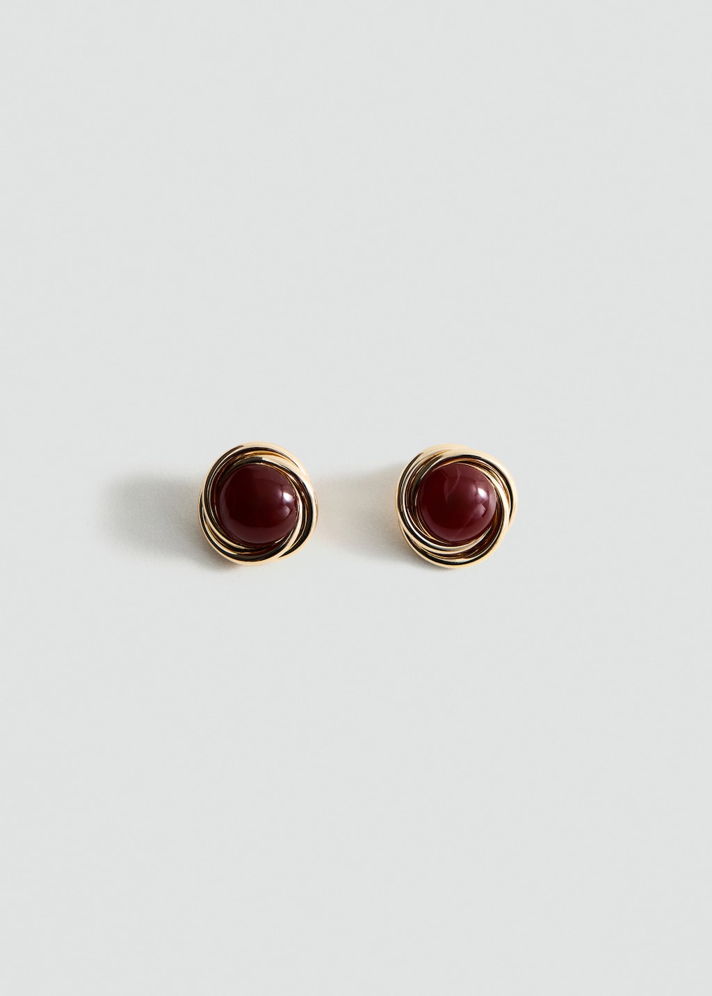 Mango earrings fermina in gold - Image 2
