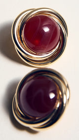 Mango earrings fermina in gold - Image 3