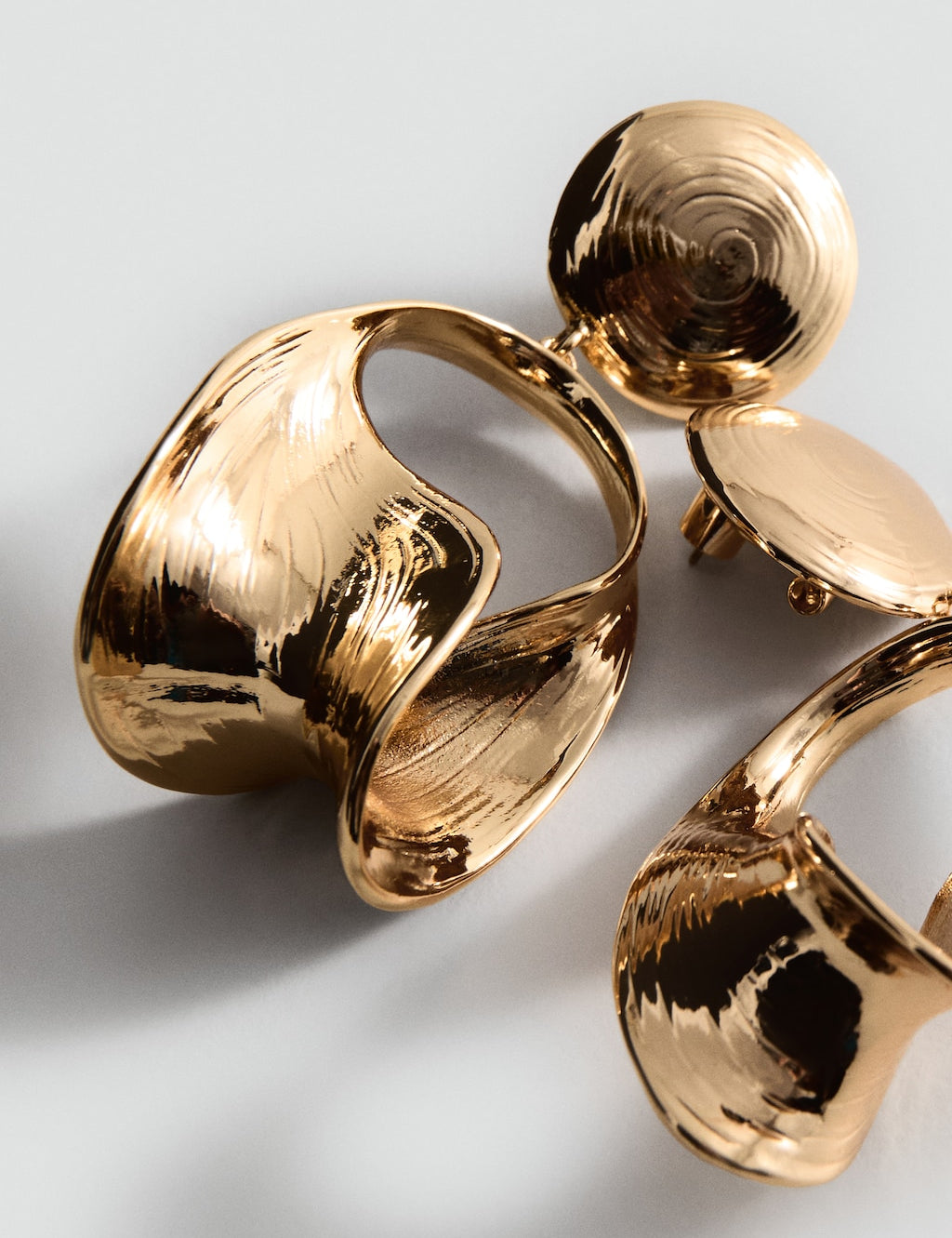 Mango earrings fernanda in gold - Image 1
