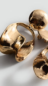 Mango earrings fernanda in gold - Image 1