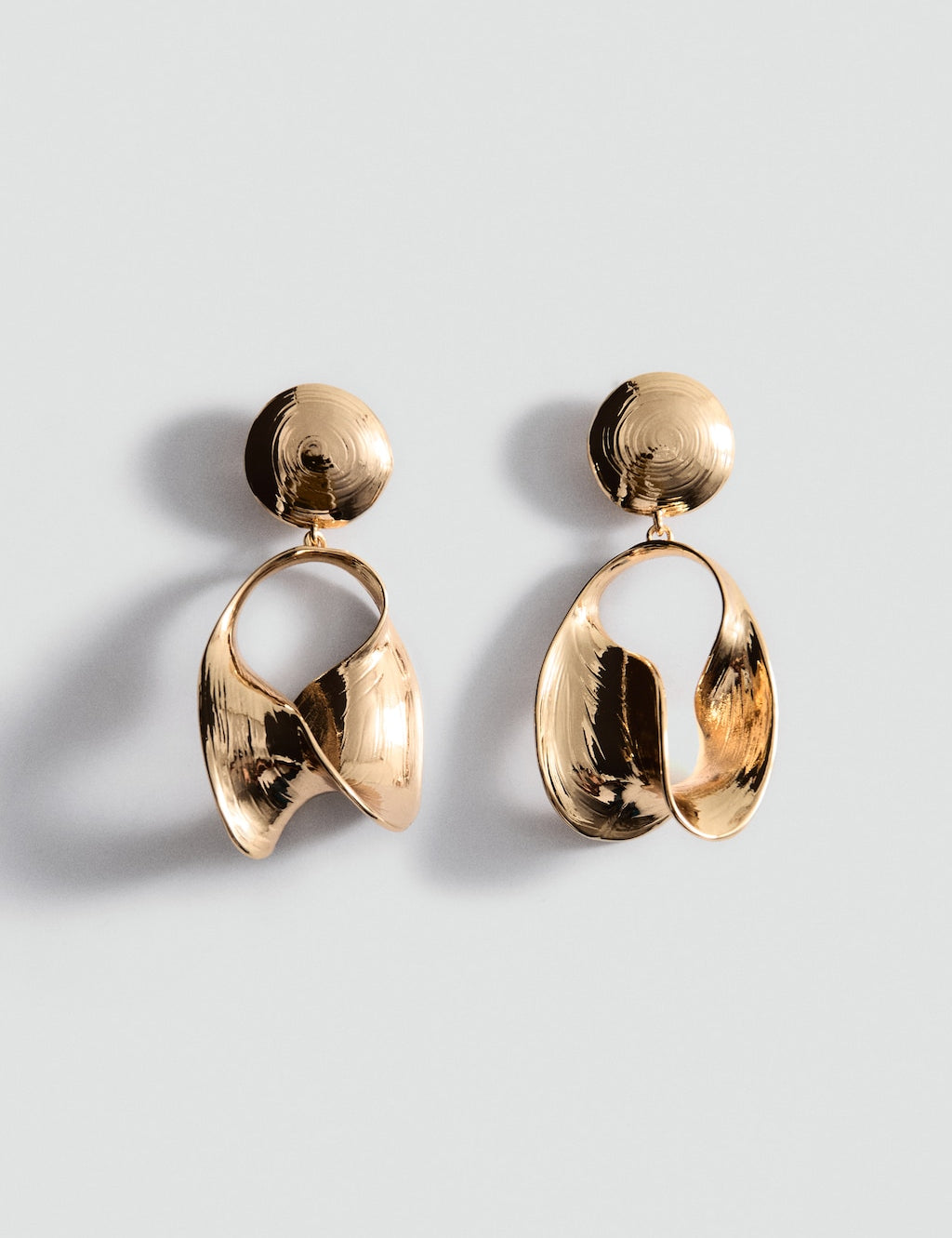 Mango earrings fernanda in gold - Image 2