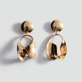 Mango earrings fernanda in gold - Image 2