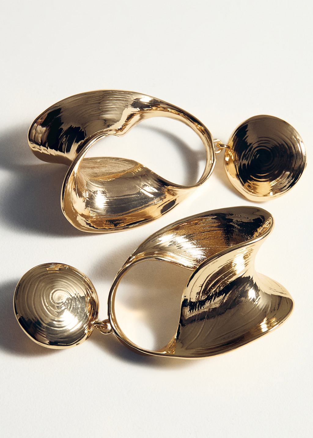 Mango earrings fernanda in gold - Image 3