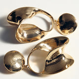 Mango earrings fernanda in gold - Image 3