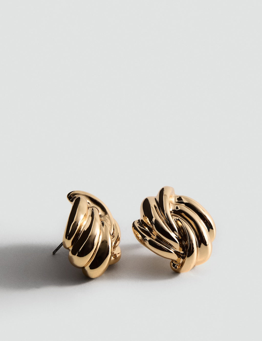 Mango earrings famara in gold - Image 1