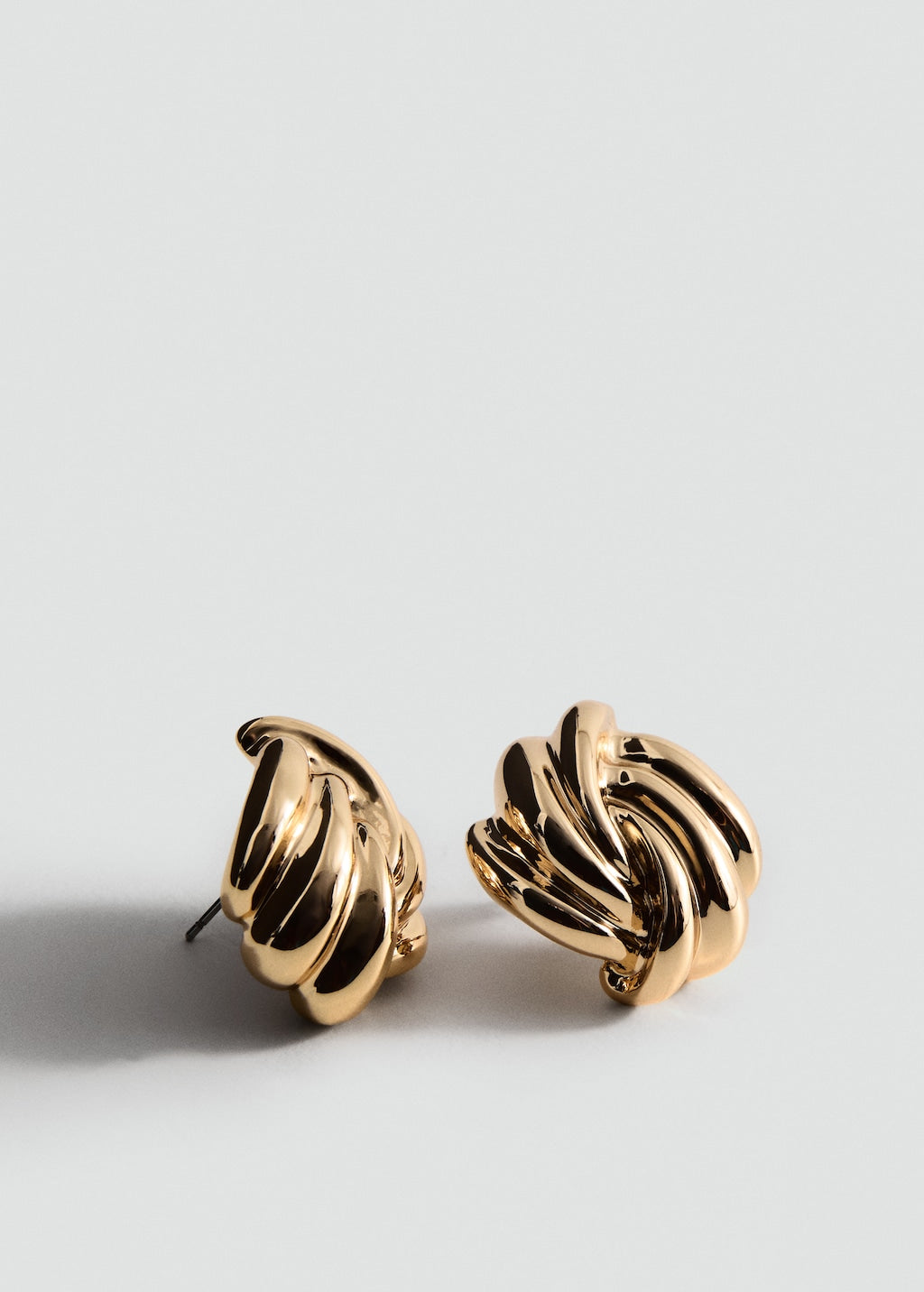 Mango earrings famara in gold - Image 1