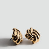 Mango earrings famara in gold - Image 1