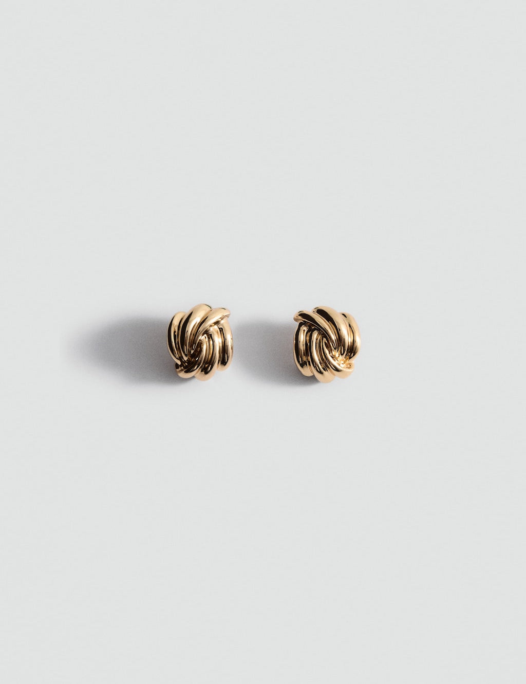 Mango earrings famara in gold - Image 2