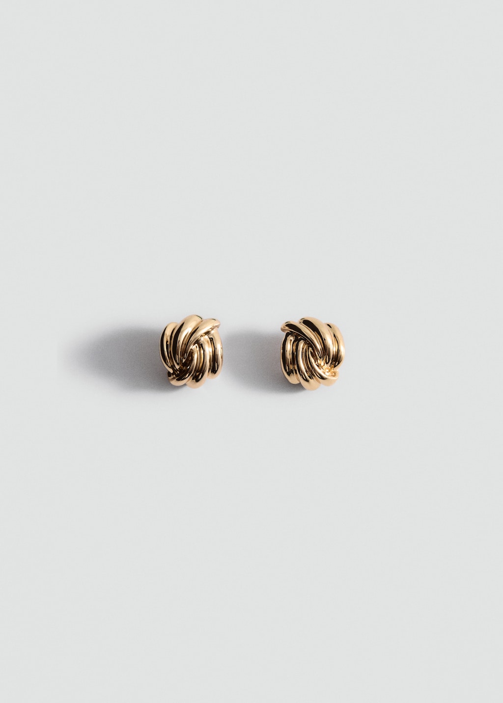Mango earrings famara in gold - Image 2