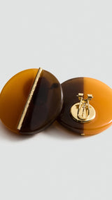 Mango earrings filipa in orange - Image 1