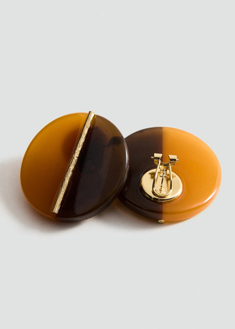 Mango earrings filipa in orange