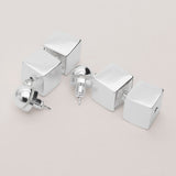 Mango earrings dice in silver - Image 1