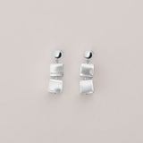 Mango earrings dice in silver - Image 2