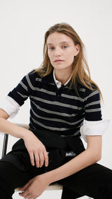 Mango sweater luccamc in navy - Image 1