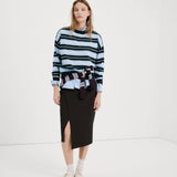 Mango sweater lotin in navy - 001