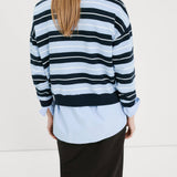 Mango sweater lotin in navy - 003