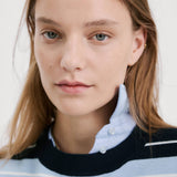 Mango sweater lotin in navy - 004