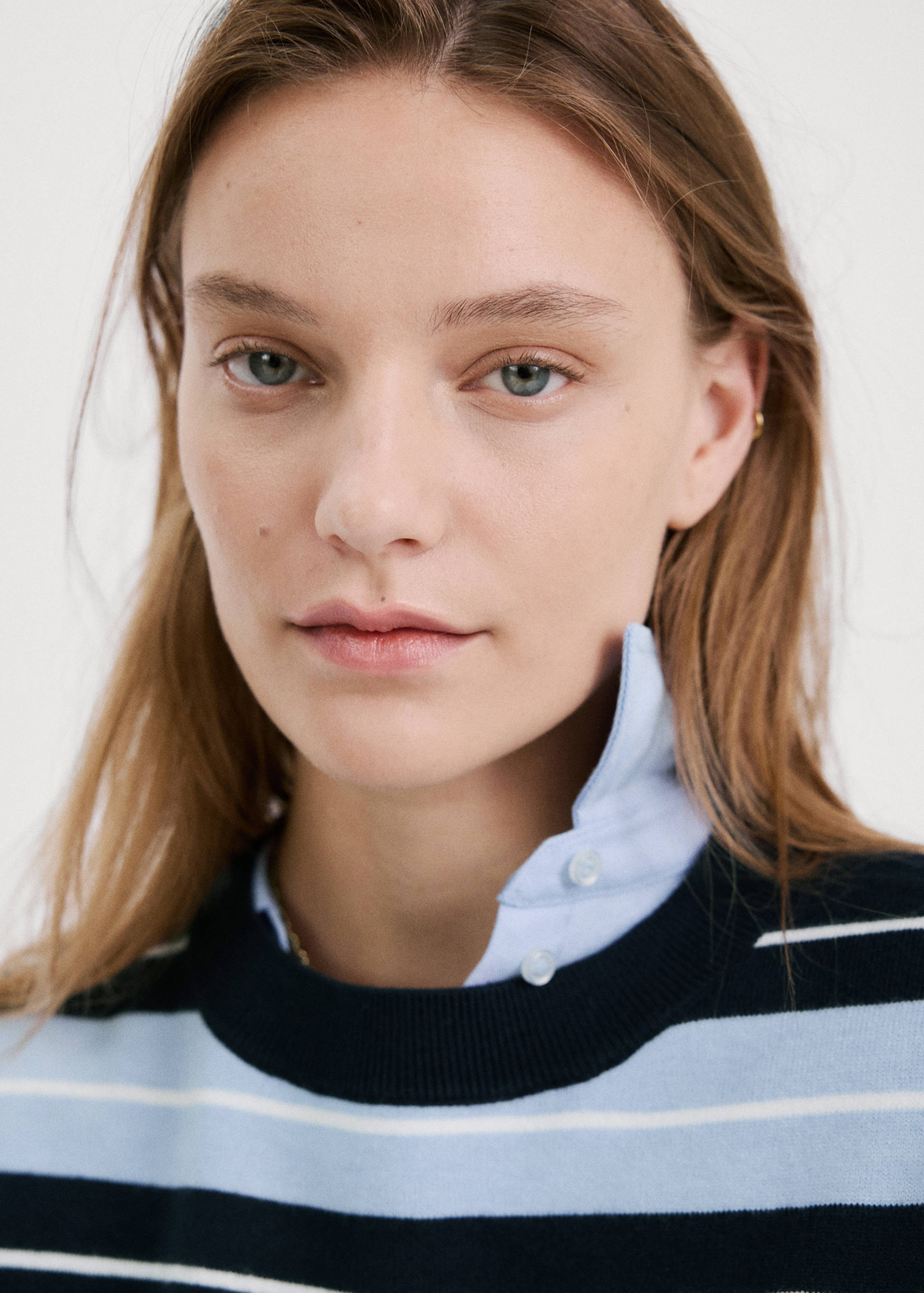 Mango sweater lotin in navy - 004