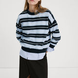 Mango sweater lotin in navy - 008