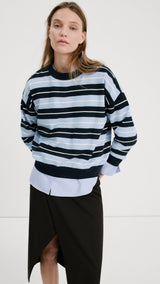 Mango sweater lotin in navy - 008